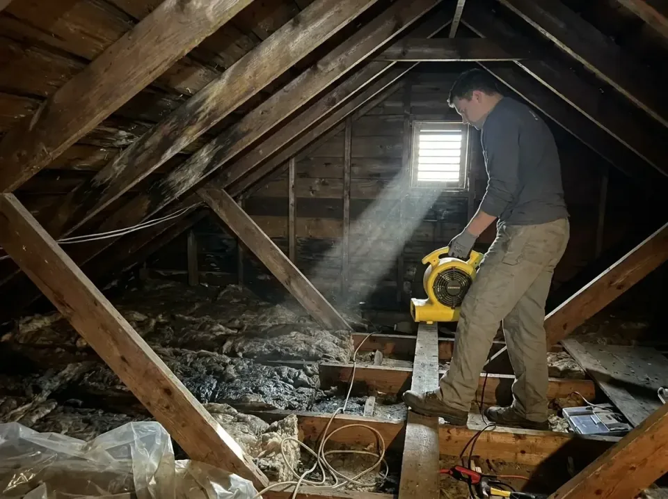 attic-water-damage-drying-proc-007 — frequently asked questions, Emergency Water Extraction & 24/7 Flood Response in York, AL